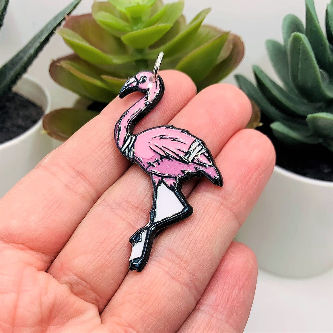 1, 4 or 20 Pieces: Black and Pink Knife with Skull Face Halloween Char –  Guerrilla Charm