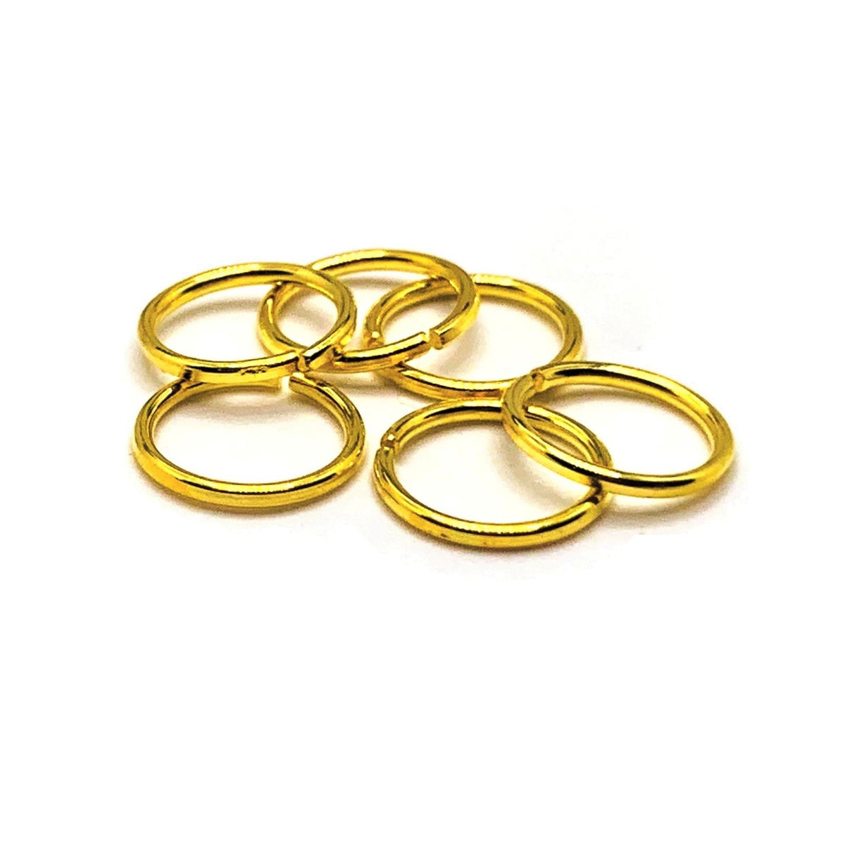 100, 500 or 1,000 Pieces: 10 mm Gunmetal Open Jump Rings, 18g