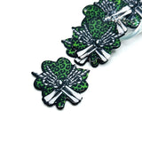 1, 4 or 20 Pieces: Punk St. Patrick's Day Skeleton Hands Charms - Double Sided