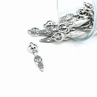 1, 4, 20 or 50 Pieces: Silver Goddess Charms