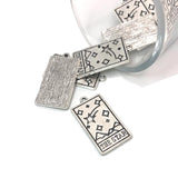 1, 4, 20 or 50 Pieces: The Star Silver Tarot Card Fortune Teller Pendant