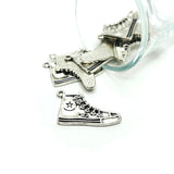 4, 20 or 50 Pieces: Silver Converse Sneaker Charms