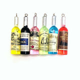 4, 20 or 50 Pieces: Colorful Acrylic Wine Bottle Pendants