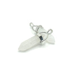 1, 4 or 20 Pieces: White Quartz Stone Pendants