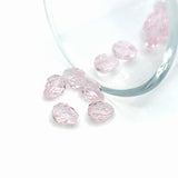 4, 20 or 50 Pieces: 6x8 mm Teardrop Pink Imitation Crystal June Birthstone Beads