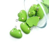 1, 4 or 20 Pieces: Cute Frog Face Charms