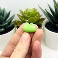 1, 4 or 20 Pieces: Cute Frog Face Charms