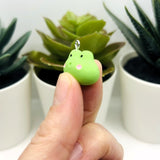 1, 4 or 20 Pieces: Cute Frog Face Charms