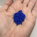 10 or 50 grams Blue 12/0 Baking Paint Glass Seed Beads