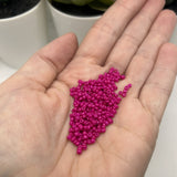 10 or 50 grams Dark Pink 12/0 Baking Paint Glass Seed Beads