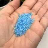 10 or 50 grams Blue Pearl Frosted 12/0 Glass Seed Beads, Grade A