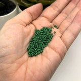 10 or 50 grams Teal Green 12/0 Baking Paint Glass Seed Beads