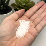 10 or 50 grams White Frosted 12/0 Glass Seed Beads, Grade A