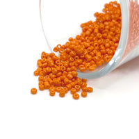 10 or 50 grams Orange 12/0 Baking Paint Glass Seed Beads