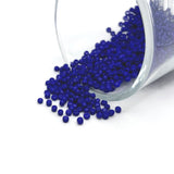 10 or 50 grams Dark Blue 12/0 Baking Paint Glass Seed Beads