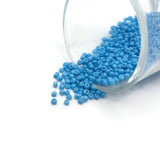 10 or 50 grams Light Blue 12/0 Baking Paint Glass Seed Beads