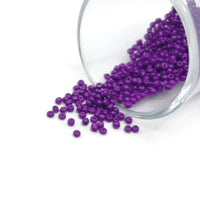 10 or 50 grams Purple 12/0 Baking Paint Glass Seed Beads