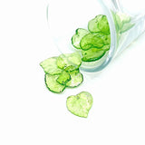 4, 20 or 50 Pieces: Transparent Green Acrylic Leaf Charms