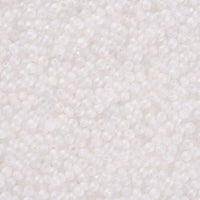 10 or 50 grams White Frosted 12/0 Glass Seed Beads, Grade A