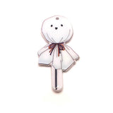 1, 4 or 20 Pieces: Halloween Ghost Lollipop Pendant - Double Sided