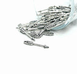 4, 20 or 50 Pieces: Small Silver Arrow Charms