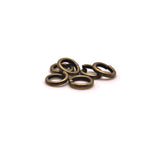 100, 500 or 1,000 Pieces: 5 mm Bronze Plated Open Jump Rings, 18g