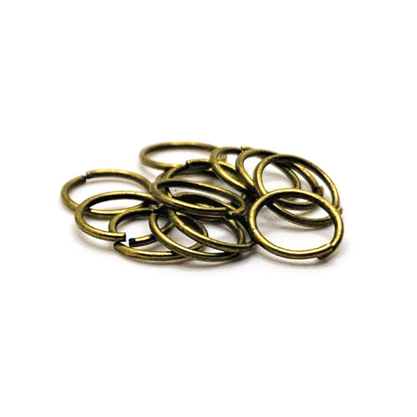 100, 500 or 1,000 Pieces: 8 mm Bronze Plated Open Jump Rings, 20g