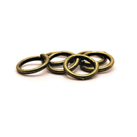 100, 500 or 1,000 Pieces: 9 mm Bronze Open Jump Rings, 17g