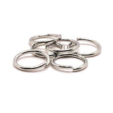 100, 500 or 1,000 Pieces: 12 mm Rhodium Antique Silver Plated Open Jump Rings, 17g