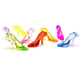 4, 20 or 50 Pieces: Multi-color Acrylic High Heel Shoe 3D Charms