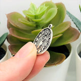 1, 4, 20 or 50 Pieces: Antique Silver Goddess Pendant Charm with Moon Phases  - 1, 4, 20 or 50 Pieces