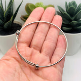 1, 4 or 20 Pieces: Adjustable Bangle Expandable Bracelet, 21cm across