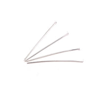 100 or 500 Pieces: 38 mm Silver Plated Head Pins, 21 gauge