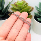 10 or 60: 19.7" Stainless Steel Pre-Made Necklace Chains