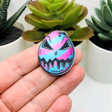 1, 4 or 20 Pieces: Creepy Easter Evil Egg Charms - Double Sided