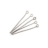 100 or 500 Pieces: 35 mm Antique Silver Plated Eye pins, 21g