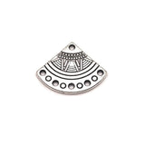 4, 20 or 50 Pieces: Silver Tribal Boho Ethnic Connector Charms