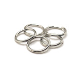 100, 500 or 1,000 Pieces: 10 mm Antique Silver Open Jump Rings, 18g