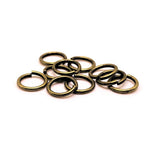 100, 500 or 1,000 Pieces: 8 mm Bronze Open Jump Rings, 18g