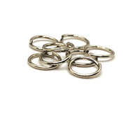 100, 500 or 1,000 Pieces: 8 mm Antique Silver Open Jump Rings, 20g