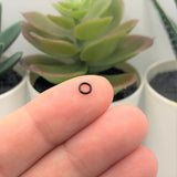 100, 500 or 1,000 Pieces: 4 mm Black Open Jump Rings, 21g