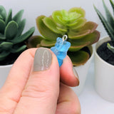 4, 20 or 50 Pieces: Blue Gummy Bear Resin 3D Charms with eye screw