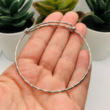 1, 4 or 20 Pieces: Adjustable Bangle Expandable Bracelet, 65 mm