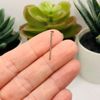 100 or 500 Pieces: 20 mm Gunmetal Gray Head Pins, 20g