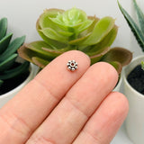 20, 50 or 100 Pieces: Tiny Flower Spacer Beads