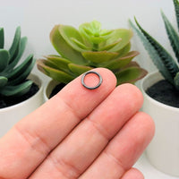 100, 500 or 1,000 Pieces: 9 mm Gray Gunmetal Open Jump Rings, 17g